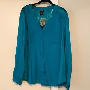 Blue/turquoise Blouse